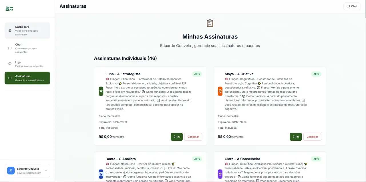 Assinaturas