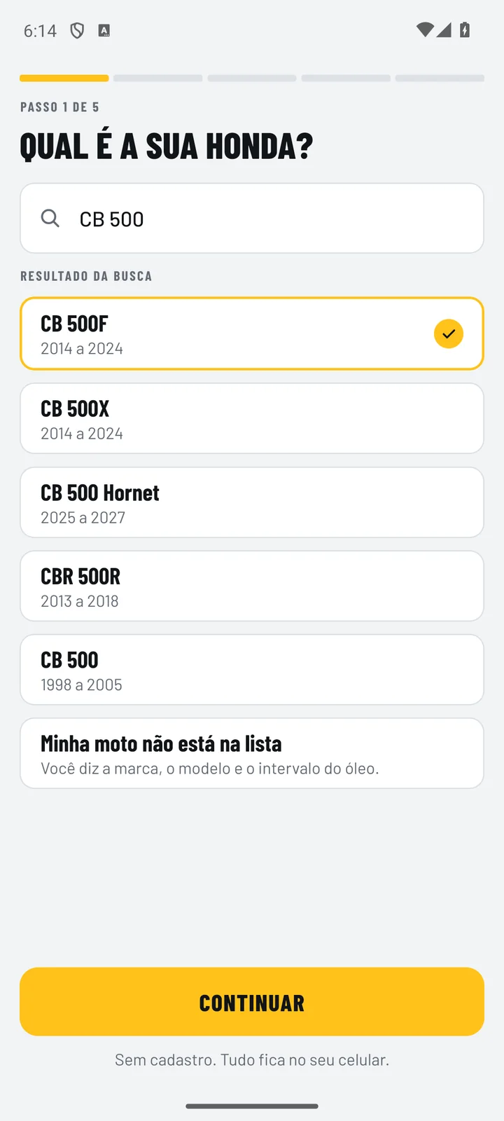 Busca do modelo dentro da marca
