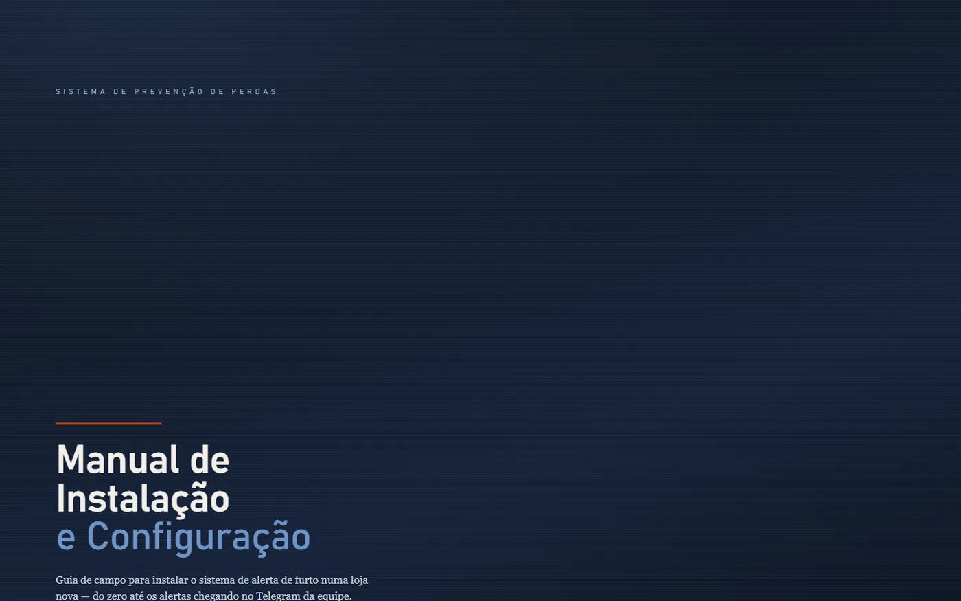 Manual de instalação