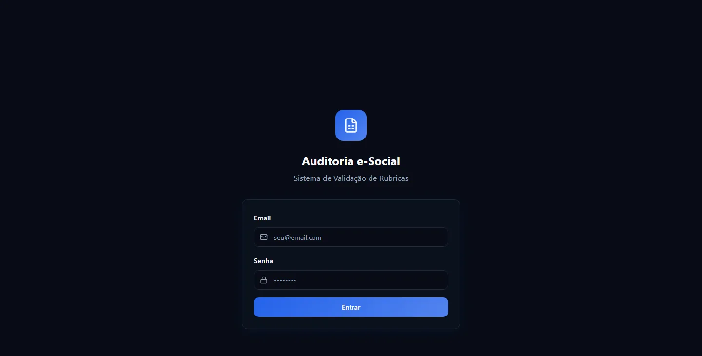 Acesso à Auditoria eSocial