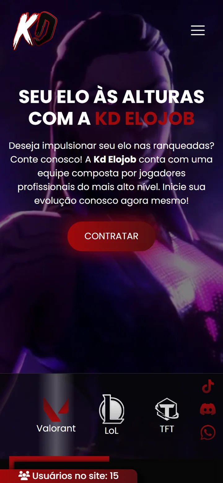 Site no celular